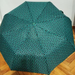 8 Telli, Tam Otomatik Mekanizmalı Bayan Şemsiye Desenli, Kapalı Uzunluğu 30 Cm, Çap 95 Cm