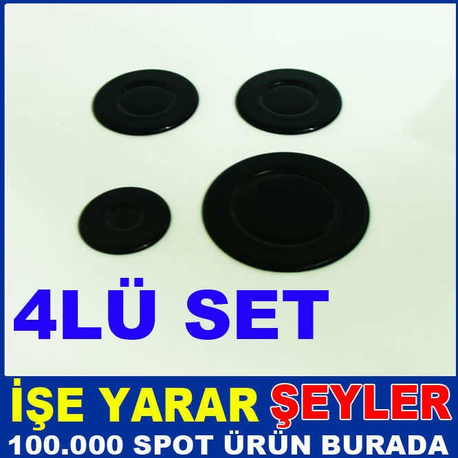 OCAK GÖZLERİ İÇİN 4LÜ SET KAPAK TAKIMI