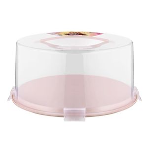 Urve Jumbo Plastik Pratik Kek ve Pasta Fanusu 30.5 Çap, 16 cm Yükseklik