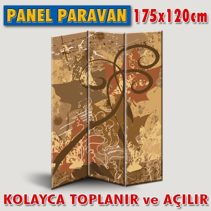 GÖRSELLİ KATLANIR PANEL BÖLME SİSTEMİ - YAPRAK DÖKÜMÜ