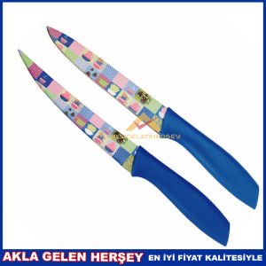 ROOC KALİTELİ SERAMİK DESENLİ ÇELİK BIÇAK 