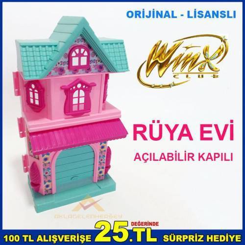 Orijinal Lisanslı Winx Rüya Evi Oyuncak Ev
