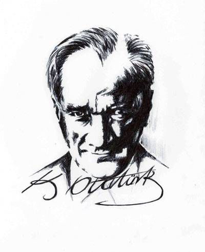 AHŞAP ÇERÇEVELİ CANVAS TABLO 66x46 ATATÜRK 1890