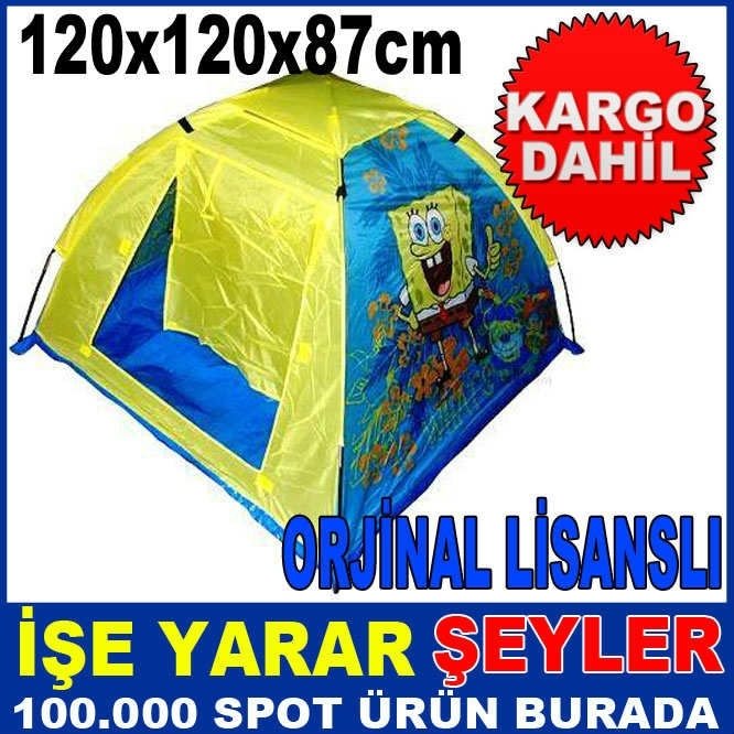 Ücretsiz Kargo ile SÜNGER BOP ORJİNAL LİSANSLI ÇOCUK OYUN ÇADIRI