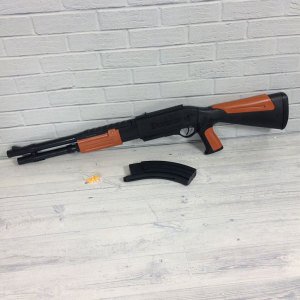 75x15cm Ebatında Şarjörlü Boncuk Atan Popmpalı Tüfek Uzun Mesafeli Eğlenceli Boncuk Tabancası