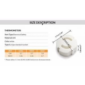 6 Adet Priz Kapağı Bebek güvenlik ürünü %100 emniyetle çocukları elektrikten koruyan priz kilidi