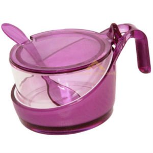 KAŞIKLI ŞEKERLİK ve BAHARATLIK SAKLAMA KAVANOZU