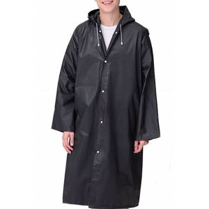 Unısex Meşem 8998 Kapüşonlu ve Çıtçıtlı Eva Yağmurluk Mor, Sarı, Pembe, Mavi - XL