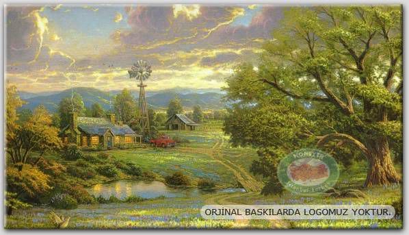 100x70cm ÇERÇEVELİ CANVAS TABLO FANTASY B0051