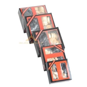 31mm 4 NO CİLALI AHŞAP LUX TAVLA PULU TAKIMI