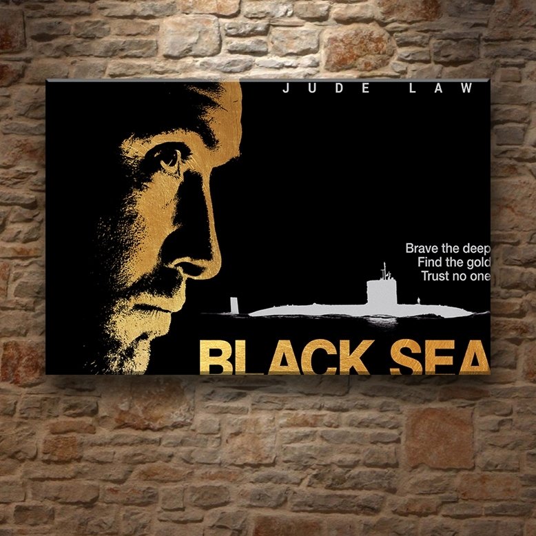 BLACK SEA POSTER 7 değişen ölçü ORİJİNAL KANVAS TABLO