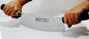 PASLANMAZ ÇELİK PROFESYONEL ÇİFT KOLLU ZIRH BIÇAĞI DövmeÇelik