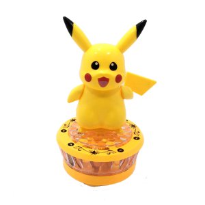 Pille Çalışan Hareketli Işıklı ve Müzikli Pokemon Pikachu Oyuncak