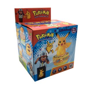 Pille Çalışan Hareketli Işıklı ve Müzikli Pokemon Pikachu Oyuncak