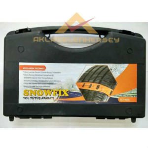 8 PARÇA SÜRTÜNMEYE ÖZEL MALZEMEDEN ÜRETİLMİŞ DEMİR APARATLI 2 ADET ELDİVENLİ PLASTİK KAR ZİNCİRİ