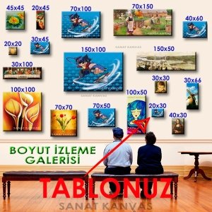 BEYBLADE TAKAO 7 değişen ölçü ORİJİNAL KANVAS TABLO