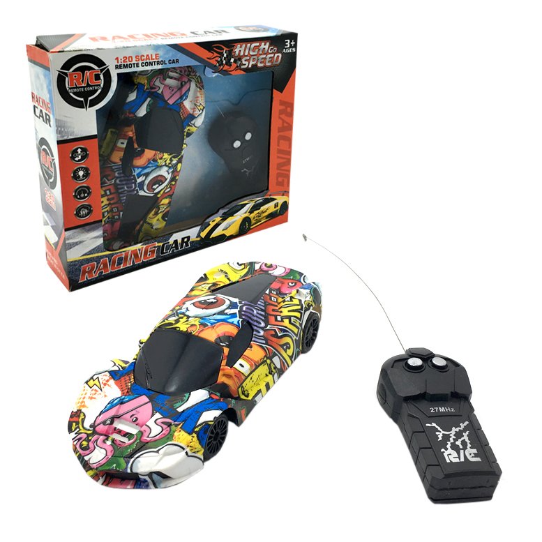 Uzaktan Kumandalı Pilli Oyuncak Yarış Arabası 1:20 Scale 19x8cm