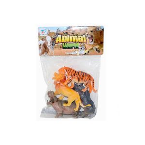 Safari Vahşi Hayvanlar 4 Lü Figür Seti