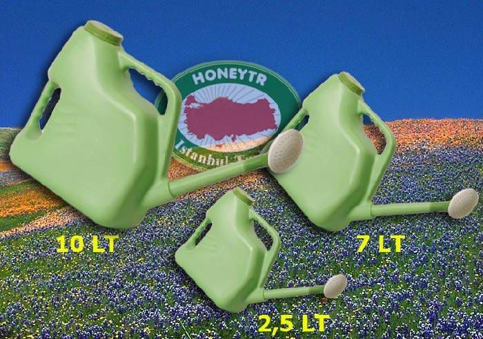 Ergonomik,taşıması kolay süzekli çiçek sulama bidonu BÜYÜK BOY SÜZGEÇLİ BAHÇE SULAMA BİDONU 11 LİTRE