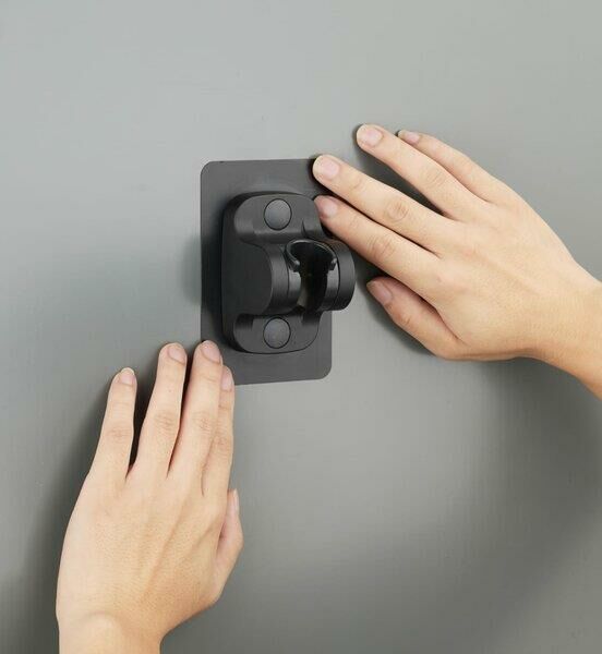 Siyah Yapışkanlı Lüx Duş Askısı