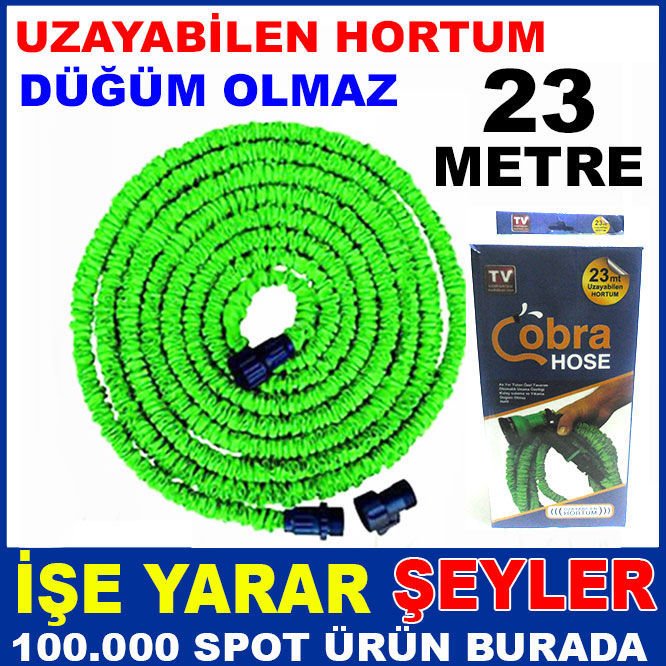 UZAYAN 23MT BAHÇE SULAMA HORTUMU VE FISKİYE SETİ