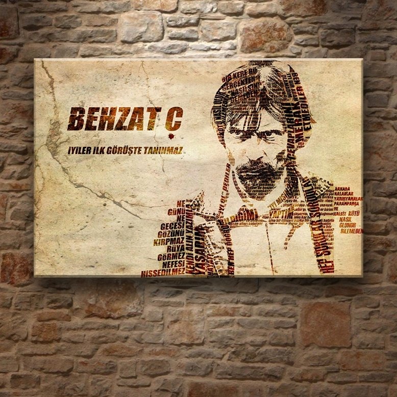 BEHZAT Ç- BEHZAT KOMSER 7 değişen ölçü ORİJİNAL KANVAS TABLO