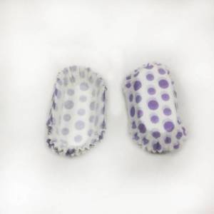 Ekler Kek Kapsülü Puantiyeli Isıya Dayanıklı Küçük Boy 90 adet