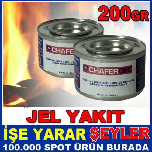 200g Türk Malı Metal Kutu Mavi Alevlı Jel Yakıtı
