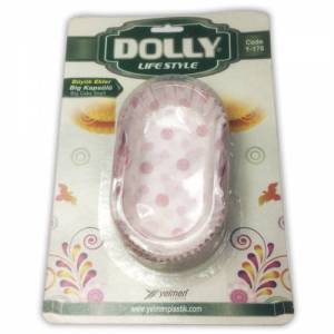 Ekler Kek Kapsülü Puantiyeli Isıya Dayanıklı Büyük Boy 55 adet