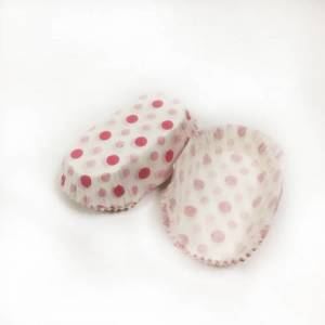 Ekler Kek Kapsülü Puantiyeli Isıya Dayanıklı Büyük Boy 55 adet