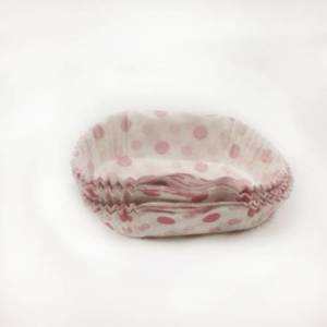 Ekler Kek Kapsülü Puantiyeli Isıya Dayanıklı Büyük Boy 55 adet