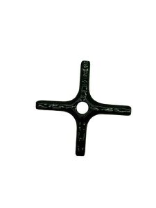 Siyah Artı Model Paslanmaz Cezvelik Ocak Küçültücü Emaye