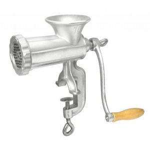 Tuğra Çelik Kollu Et Kıyma Makinesi Pik Döküm Metal Gövde - Manuel ev için kıyma makinesi