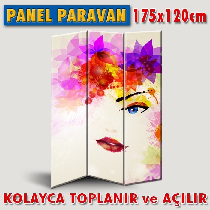 GÖRSELLİ KATLANIR PANEL BÖLME SİSTEMİ - PARLAK İLLÜSTRASYON