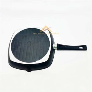 İÇ YÜZEYİ ÖZEL KANALLI DÖKÜM ALUMİNYUM GRANİT KAPLAMA IZGARA TAVASI