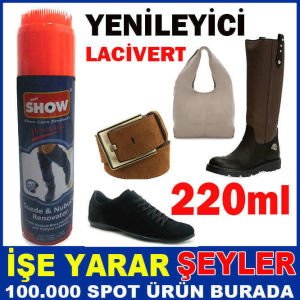 LACİVERT SÜET-NUBUK DERİ EŞYA YENİLEYİCİ SPREY