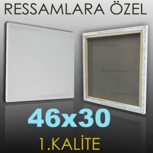 RESSAMLARA ÖZEL BOŞ RESİM TUVALİ HAZIRTUAL 46x30