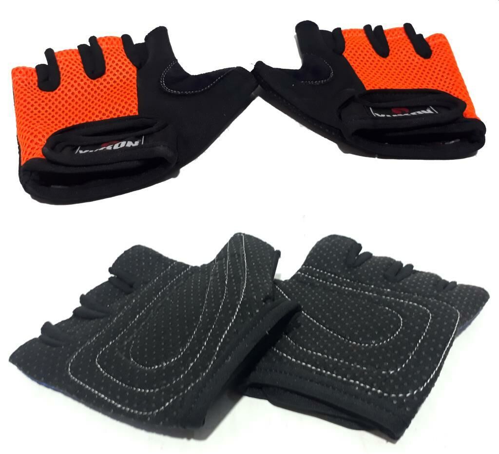 Sporcu Turuncu Renk Kaliteli 4 Farklı Bedende Ağırlık Eldiveni   Yırtılmaz ve Kopmaz Dayanıklıdır