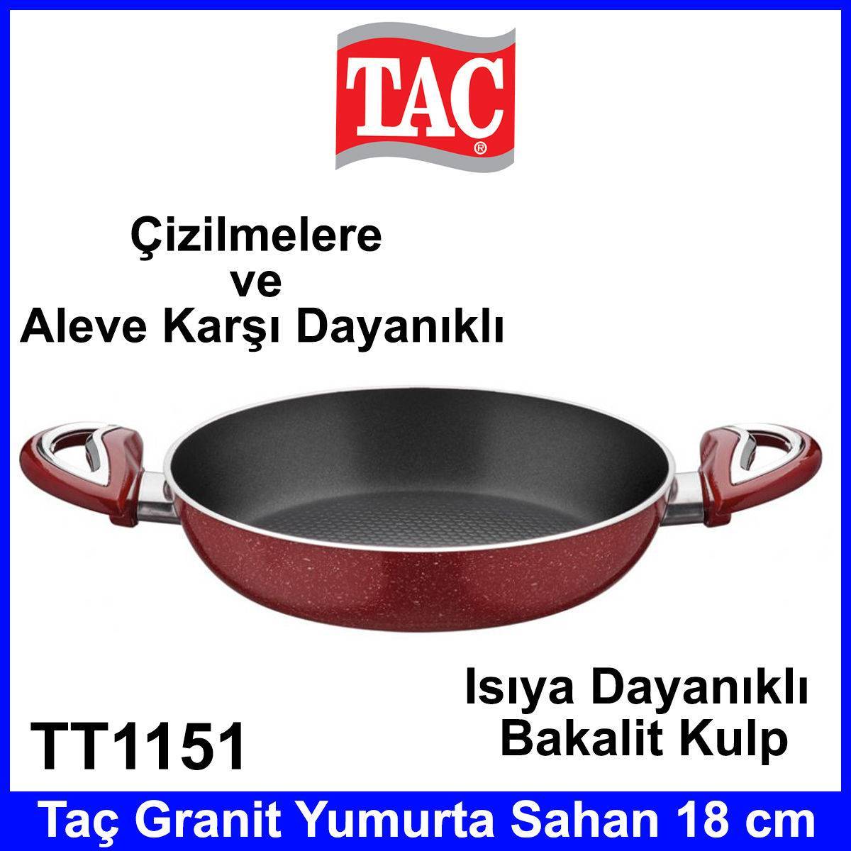 Taç TT1151 Granit Yumurta Sahan 18 cm Seramik Dış Yüzey