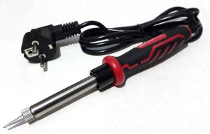 60W Fişi Topraklı Profesyonel Lehim Kalem Kauçuk Sap 1.2m Kablo  10cm Ağız Uzunluğu TM-9116