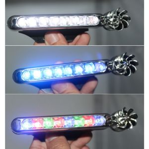 RGB RÜZGAR ENERJİSİ İLE ÇALIŞAN OTO LED ÇAKAR LAMBA ( 2 Lİ SET )