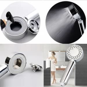 Şampuan Hazneli Çift Tarataflı 3 Fonksiyonlu Duş Başlığı Tazyikli Su Tasarruflu Yüksek Basınçlı