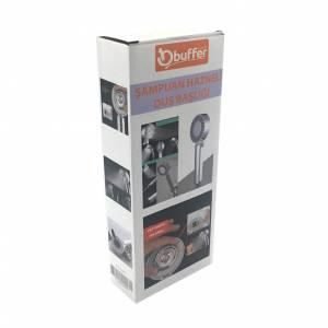 Şampuan Hazneli Çift Tarataflı 3 Fonksiyonlu Duş Başlığı Tazyikli Su Tasarruflu Yüksek Basınçlı