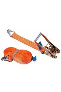 Spanzet Cırcırlı Gerdirme Seti 35 mm x 6 metre Uzunluk Çok Amaçlı Gırgırlı Tam Set Kit Gergi Sistemi