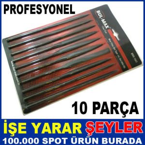 10 PARÇA ÖZEL ÇELİK PROFESYONEL EĞE BIÇAK SETİ