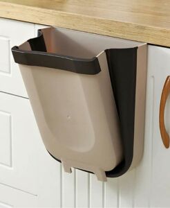 Portatif Katlanabilir Askılı Sihirli  Çöp Kutusu