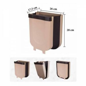 Portatif Katlanabilir Askılı Sihirli  Çöp Kutusu