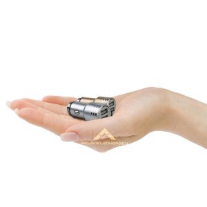 Cep telefonu araç şarjı tüm telefonlar için çift USB çıkış 2.1amp çakmaklık hızlı araç şarj adaptörü
