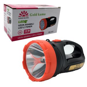 Uzun Aramalı 5W Ledli Şarjlı Fener 3000 Metreye Kadar Güçlü Parlak Işık 2 Modlu FC-117
