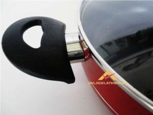 Cam kapaklı 3 kat teflon kaplama en sağlıklı tencere AHŞAP KAŞIK HEDİYELİ DERİN 24cm TEFLON TENCERE